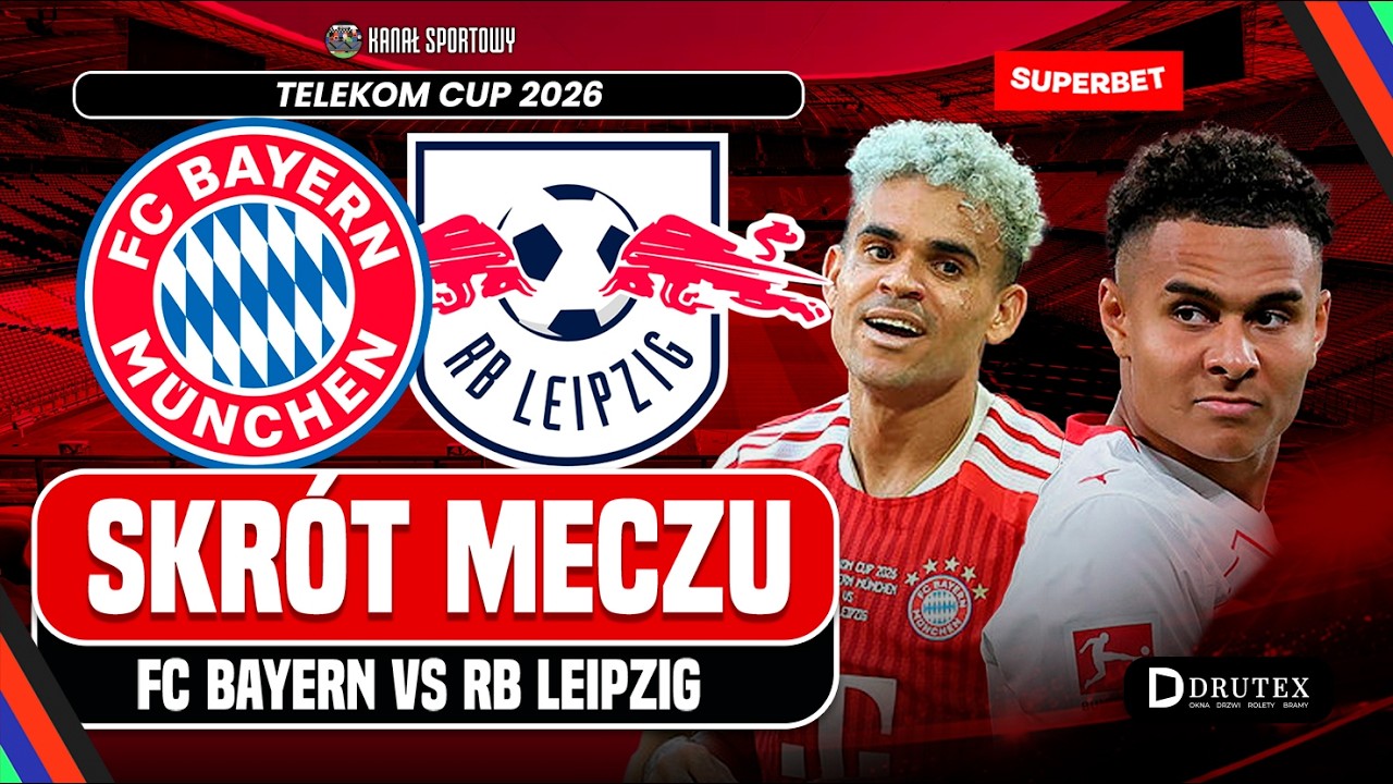 Bayern monachium - rb lipsk | skrót meczu | komentarz: borek i borzęcki