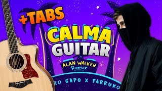 Alan Walker Remix - Calma (Fingerstyle Guitar Cover With Free Tabs)