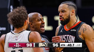 Rockets vs Hawks 😱 INTENSE ENDING - FINAL 2 MINUTES 🔥 January 28, 2025