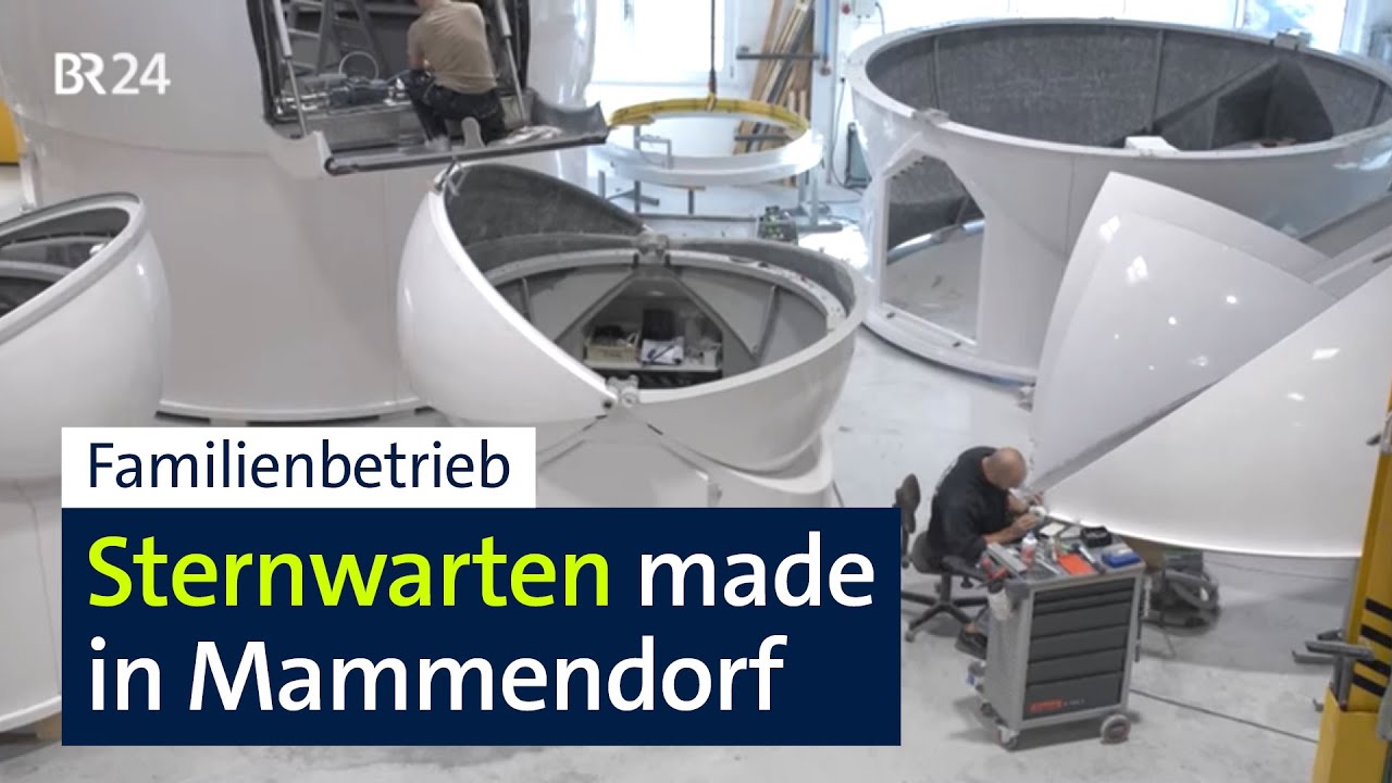 Familienbetrieb mit Fernwirkung: Weltraum-Teleskope made in Mammendorf | Abendschau | BR24