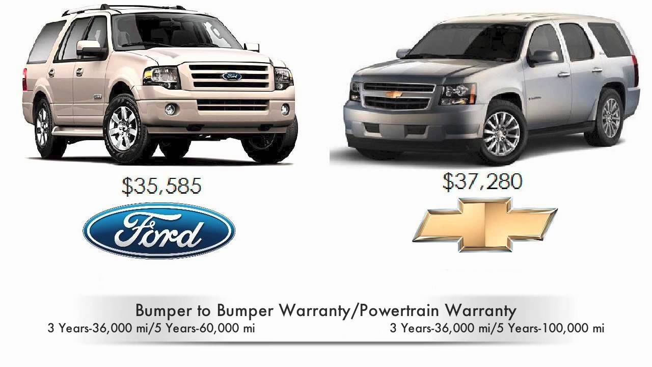 Ford expedition vs chevy tahoe 2010 #2