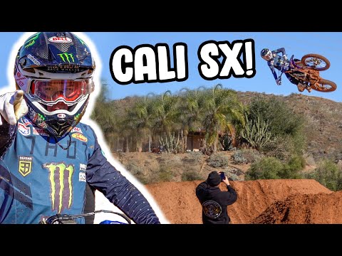 HAIDEN DEEGAN'S FIRST TIME RIDING STAR YAMAHA'S CA SX TRACK!!