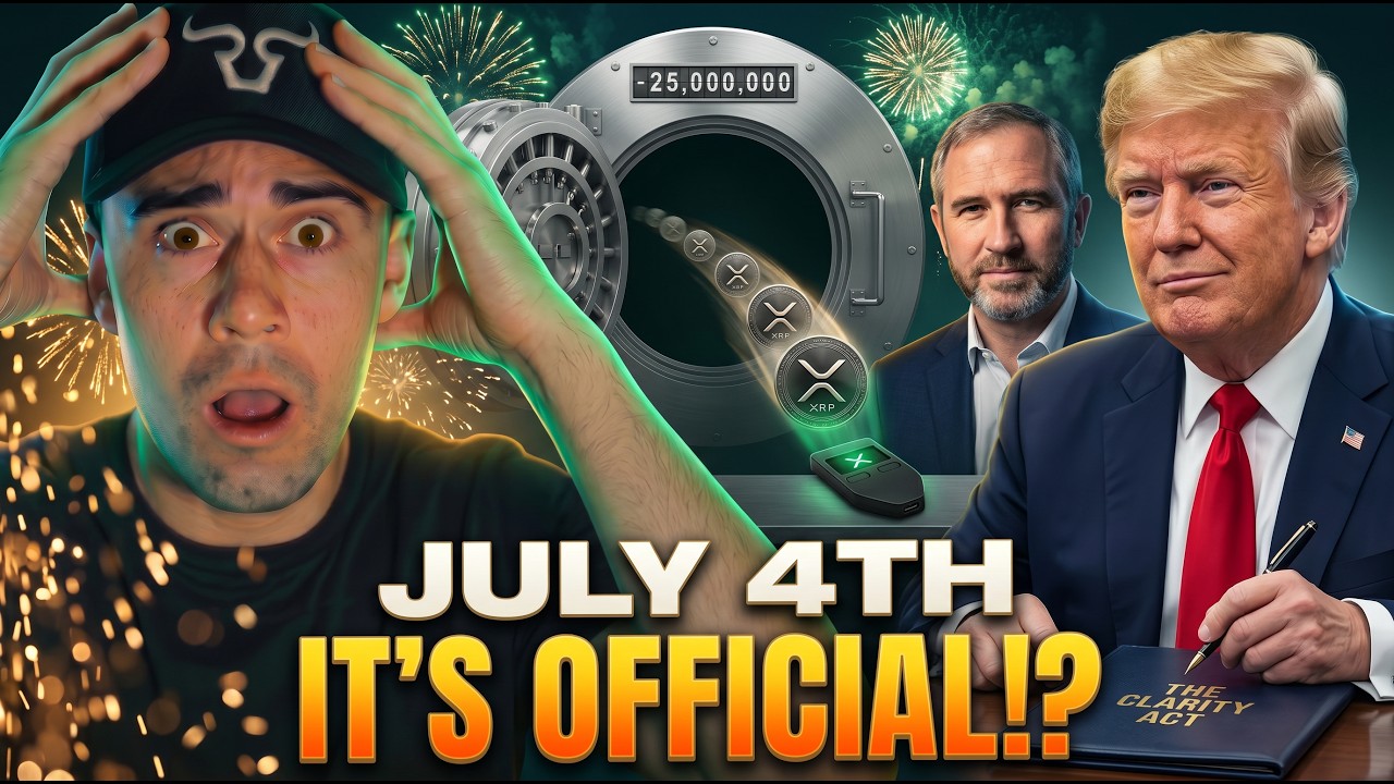 Ripple XRP JULY 4th: WHITE HOUSE SIGNATURE!? 25M XRP VANISHED Off Exchanges! (EPIC CRYPTO NEWS)