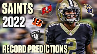 New Orleans Saints 2022 Record Predictions!