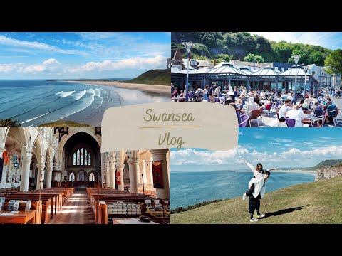 【英國生活】| Swansea 一日遊 | 威爾斯 Wales｜全英國最靚嘅海灘 | 遊覽景點 | 帶你眼睛去旅行 | 英國Vlog 10