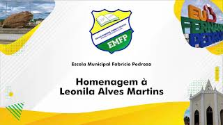 Leonila Alves Martins - CELEBRANDO PROTAGONISTAS DA HISTÓRIA PREDROZENSE