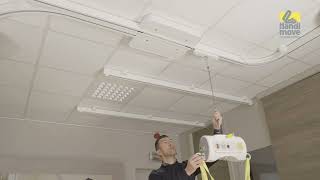 video Manual points with portable motor (ceiling track installations)