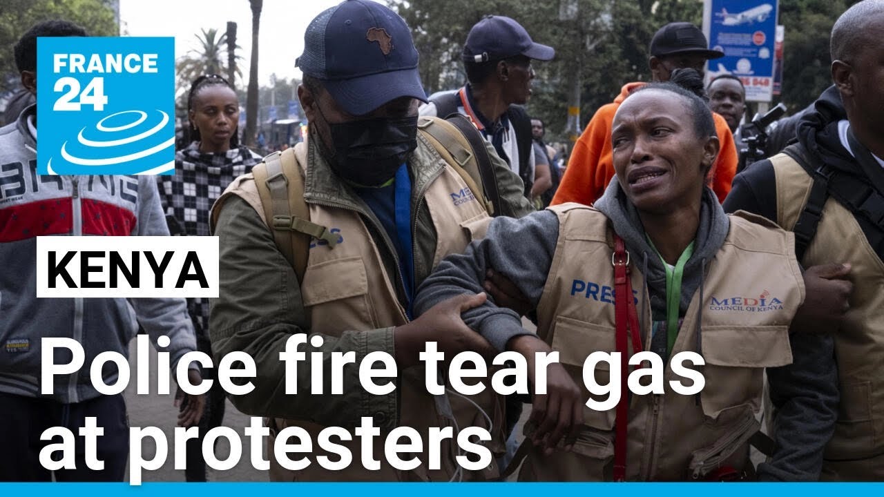 Kenya: police fire tear gas at protesters calling for president Ruto's resignation • FRANCE 24