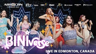 BINIverse Canada Tour Concert Film Highlights - Edmonton! (BINI Canada Vancouver, Winnipeg, Toronto)