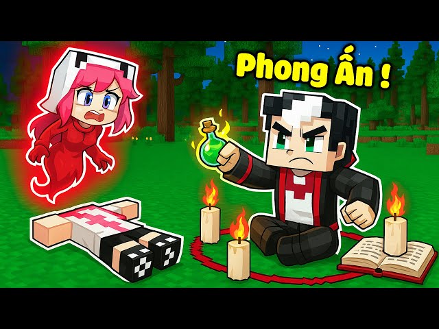 REDHOOD PHONG ẤN MA LAI PANDA TRONG MINECRAFT*MỀU PHÁT HIỆN HỒ MÁU CHỨA QUÁI VẬT KHỔNG LỒ KINH DỊ