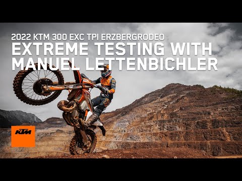 MANI LETTENBICHLER CHARGES THROUGH THE IRON GIANT ON THE 2022 KTM 300 EXC TPI ERZBERGRODEO - KTM