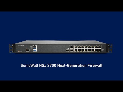 The SonicWall NSa 2700 delivers high port density and the lowest cost of ownership in its class