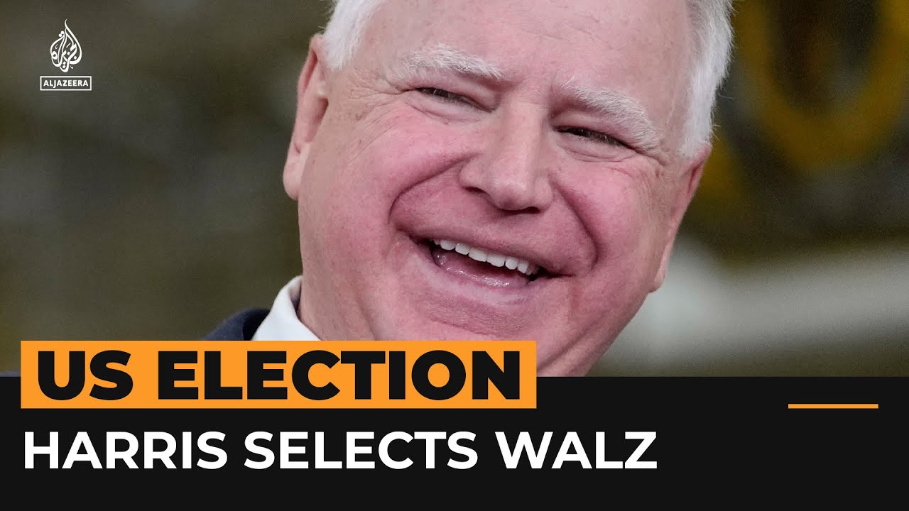 Tim Walz, favoured by progressives, selected as Harris’s running mate | Al Jazeera Newsfeed