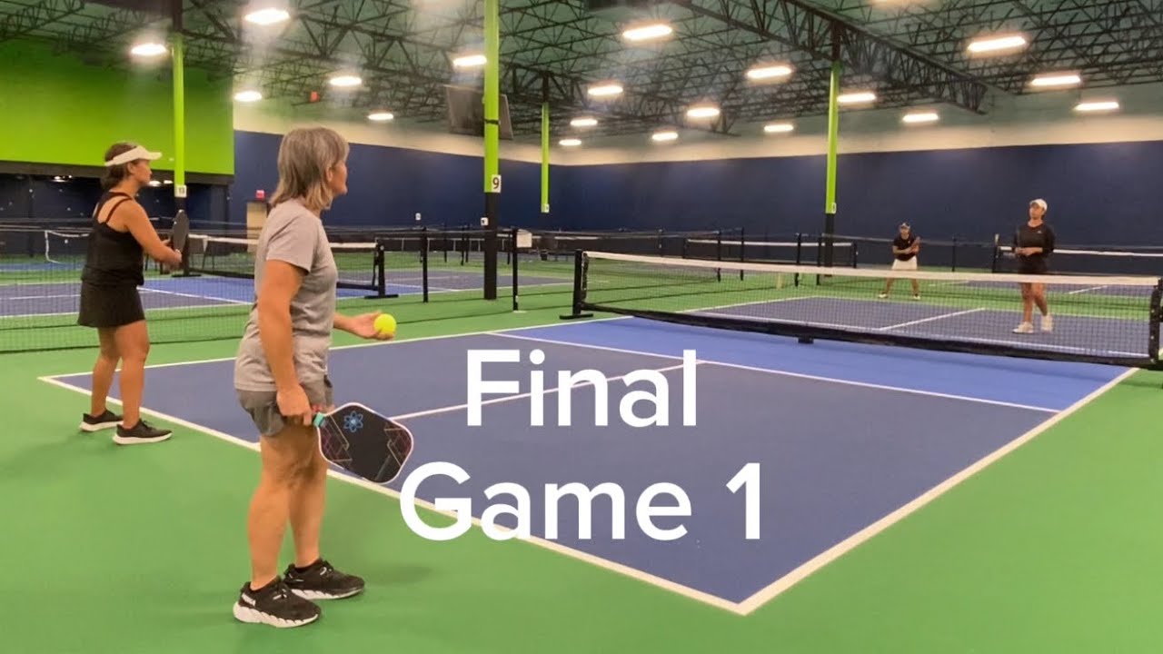 $1300 Ladies Pickleball Moneyball Final, Game 1. Michelle Park/Ingrid vs Ann De Padua/Susan Davis