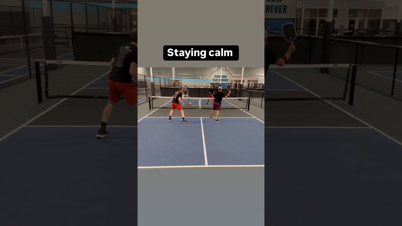 Staying calm #pickleball #Highlights #Sports #Fun #Action