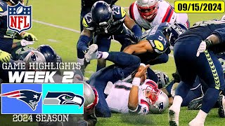 New England Patriots vs. Seattle Seahawks [WEEK 2] Game highlights | NFL Season Today