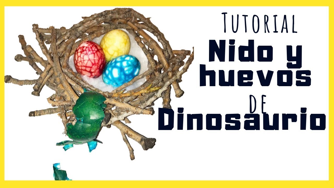 Como hacer un huevo de dinosaurio