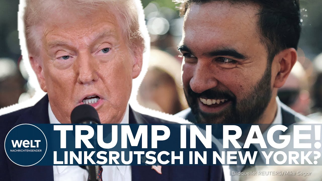 WAHLKAMPF IN NEW YORK: Trump tobt! Zohran Mamdani könnte erster sozialistischer Bürgermeister werden