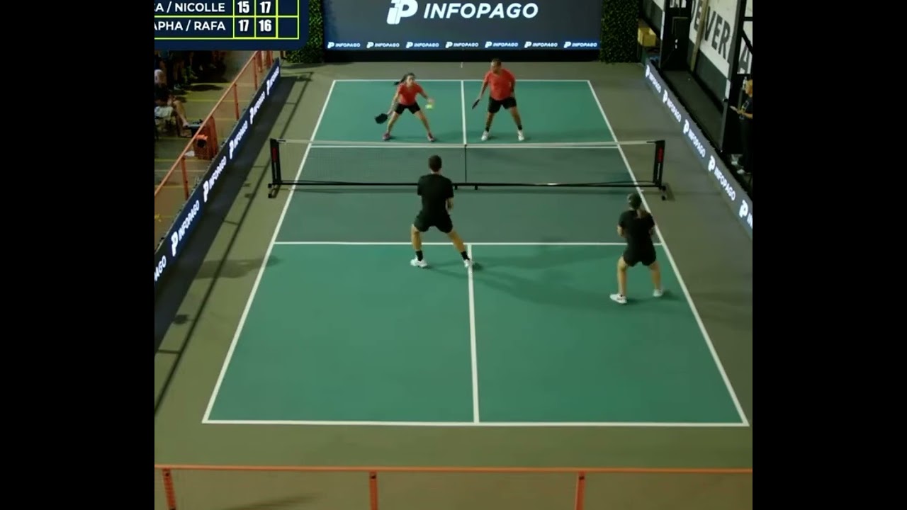 Que ponto foi esse?! Ponto bem disputado durante a etapa BH da Liga Supremo de Pickleball.