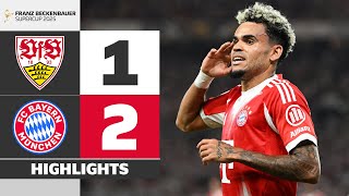 Diaz & Bayern Win First Title Of The Season! | VFB STUTTGART — FC BAYERN | Highlights | Supercup 25