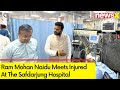 Ram Mohan Naidu Meets Injured At The Safdarjung Hospital | Delhi Floods | NewsX
