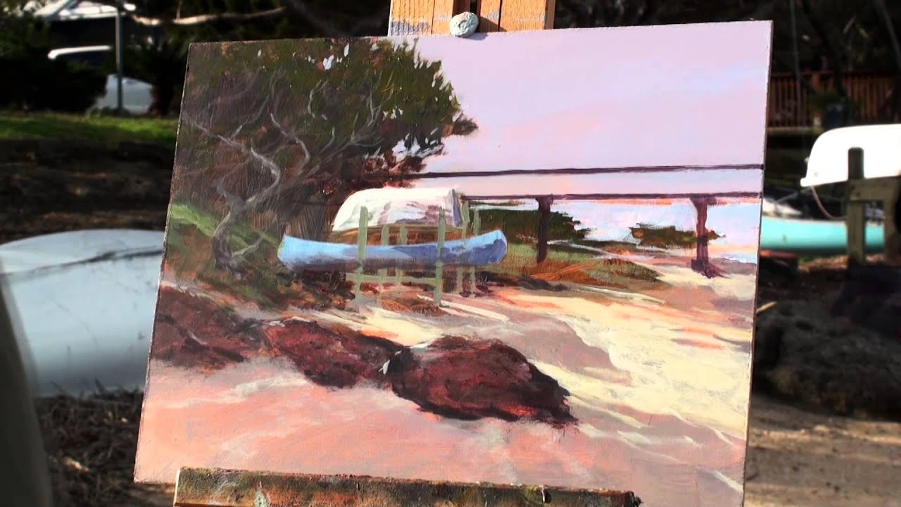 Time Lapse Acrylic Painting By Roger Bansemer - YouTube