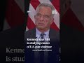 Kennedy says NIH is studying causes of U.S. gun violence  - 02:27 min - News - Video