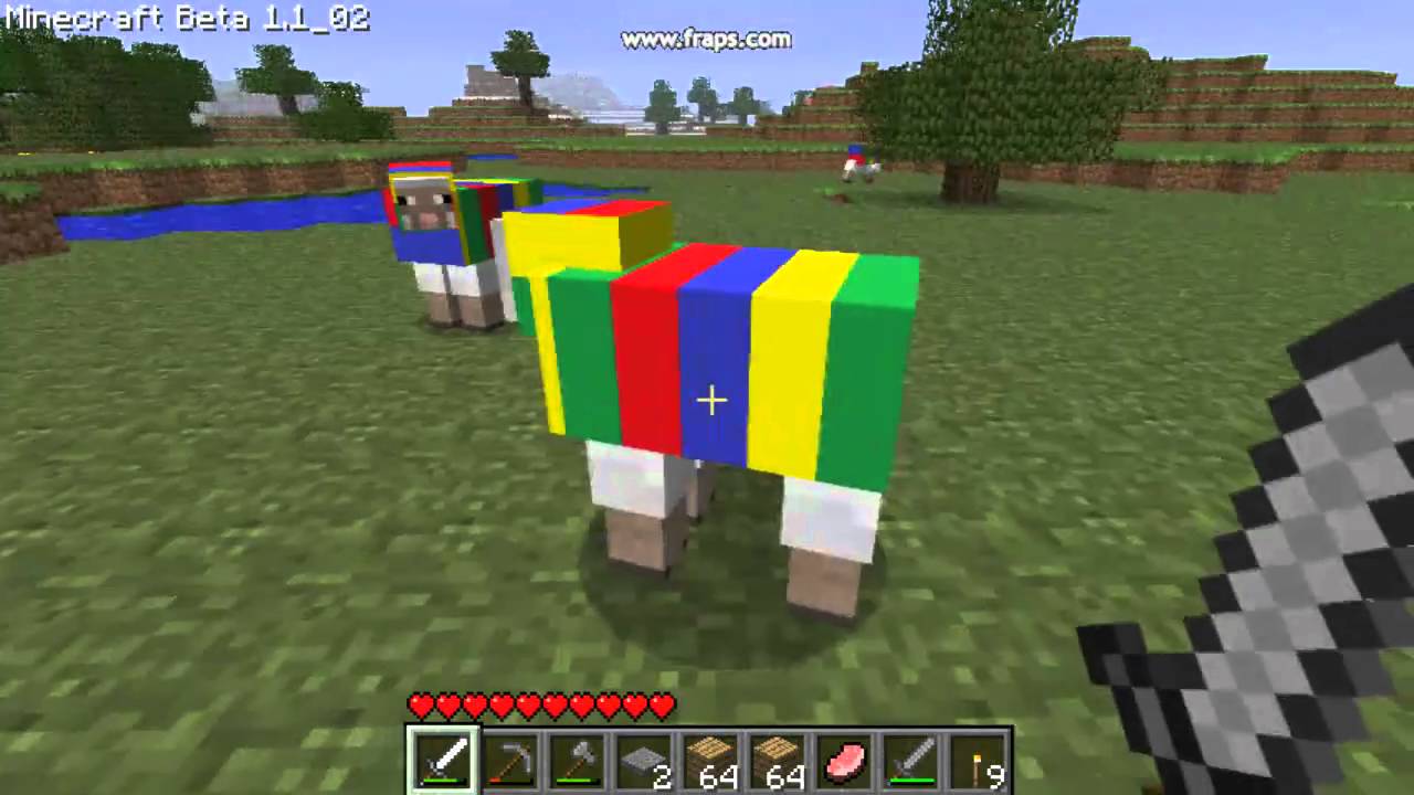 How To Make A Rainbow Sheep In Minecraft Minecraft - Rainbow Sheep!!!! - YouTube