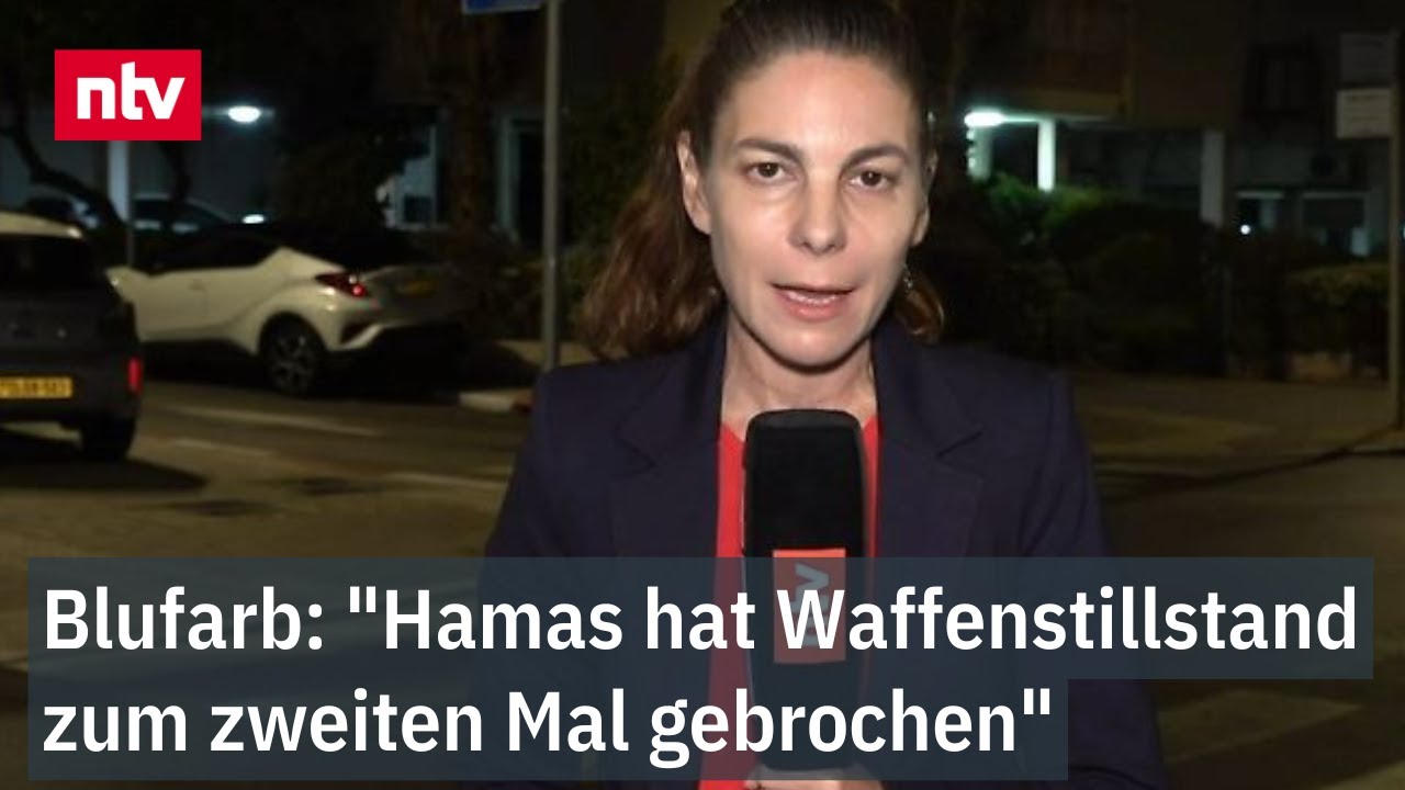 Blufarb: "Hamas hat Waffenstillstand zum zweiten Mal gebrochen" - Angriffe auf Gaza