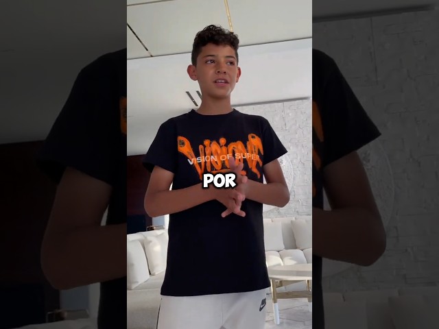 Cristiano Jr. le rogó a Neymar por \$20,000 — ¡pero la razón hizo llorar a Ronaldo! 🧐ll #ronaldo