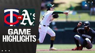 Twins vs. A's Game Highlights (6/5/25) | MLB Highlights