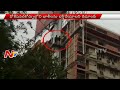 Student climbs tower near KCR camp office; threatens suicide