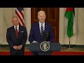 President Biden and King Abdullah II of Jordan deliver remarks  - 13:10 min - News - Video