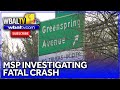 Maryland State Police investigating fatal weekend crash