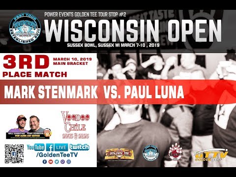 GTTV -🏆 PEGT WISCONSIN OPEN 🏆 - 3RD Place - Paul Luna vs. Mark Stenmark