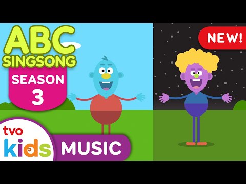 ABC SINGSONG (NEW 2023!) 🎶 DIFFERENT 🌞🌚Season 3 Vocabulary Songs & Music For Kids | TVOkids