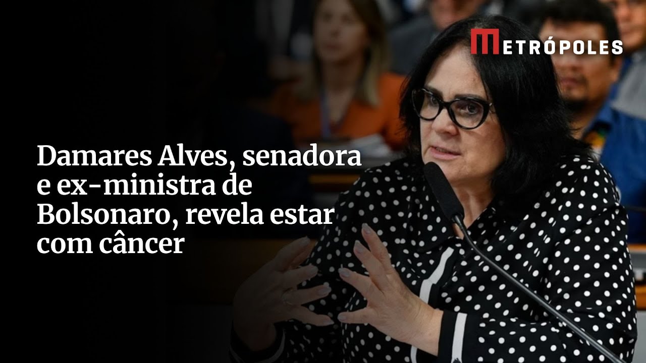 Damares Alves, senadora e ex-ministra de Bolsonaro, revela estar com câncer