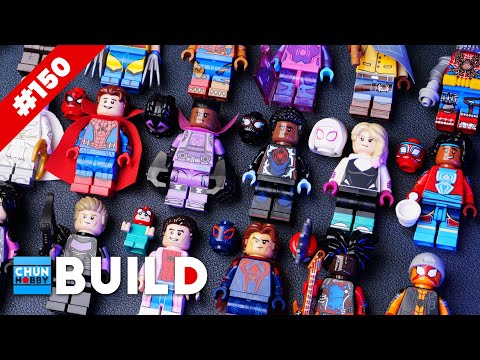 LEGO Speed Build! Spider-Verse + Marvel Heroes Minifugures Collection! |LEGO MARVEL 2025 |Beat Build