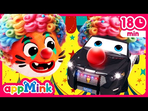 🚓🍌💥 Police Car's Banana Peel! 🚗😂🎬 Funny car videos! 🏎️🤣🍿 #appmink #nurseryrhymes #kidssong