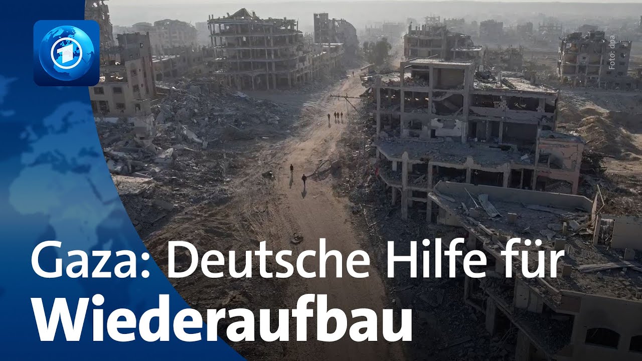 Deutsche Hilfe beim Wiederaufbau des Gazastreifens