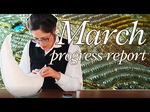 Video: Peacock Dress: March 2021 Video Diary || ft. Sewing Tips for Beginners and for Professional Results