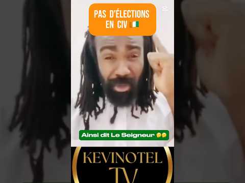 Élie Padah prophétie scandaleuse sur les Elections en CIV #elie #jesus #election2025