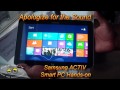 Samsung ATIV Smart PC Windows 8 RT Tablet  Hands-on