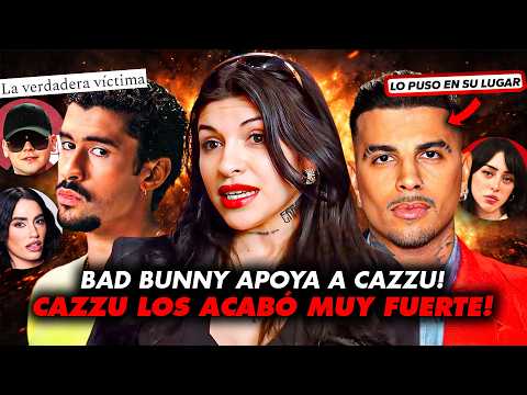 CAZZU RESPONDE CON TIRADERA A RAUW ALEJANDRO Y JHAYCO ¡BAD BUNNY, NICKI Y BIZARRAP SALEN A APOYARLA!