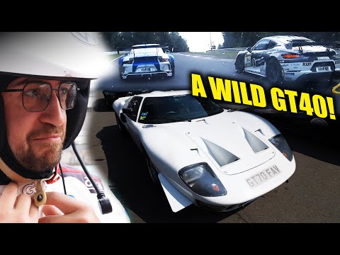 CRAZY CHASE & Close Call! Wild Ford GT40 Appears! // Nürburgring