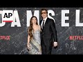 Millie Bobby Brown premieres Damsel with fiancé Jake Bongiovi