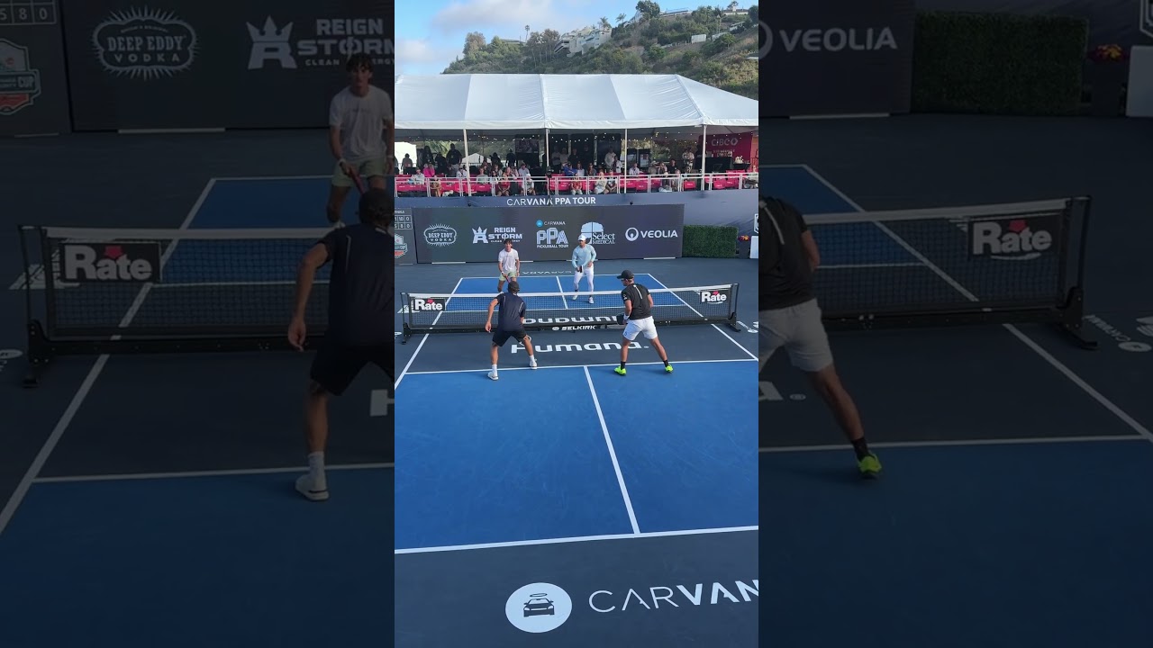 Ben and Collin Johns battling it out on Championship Court 🔥