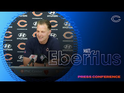 Matt Eberflus on Byron Pringle: 'He's an explosive athlete, great yards after catch' | Chicago Bears video clip