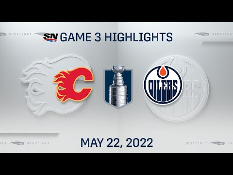 NHL Game 3 Highlights | Flames vs. Oilers - May 22, 2022