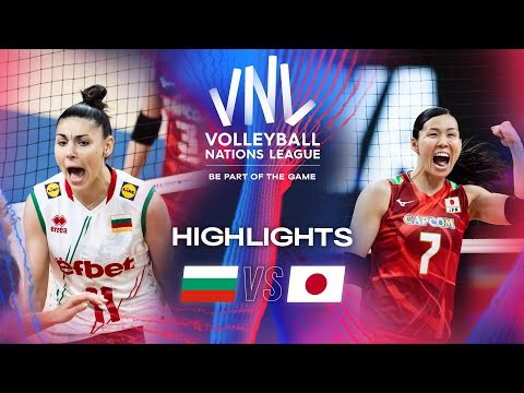 🇧🇬 BUL vs. 🇯🇵 JPN - Highlights | Week 1 | Women's VNL 2024